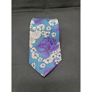 Vintage Bert Pulitzer Collectors Edition 100% Silk Floral Men’s Neck Tie USA